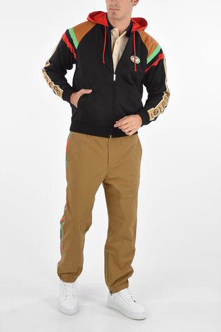 Felpa con cappuccio e chiusura zip