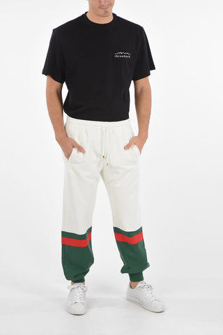 Pantalone jogger con coulisse in vita