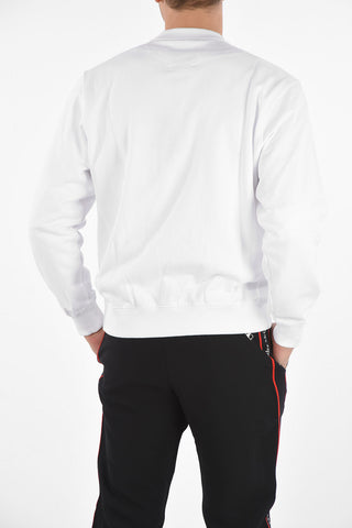 printed crew-neck sweatshirt