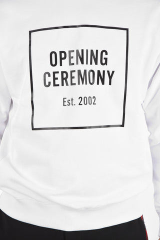 printed crew-neck sweatshirt