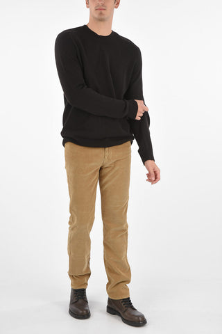 wool  MID GAUGE cew-neck sweater