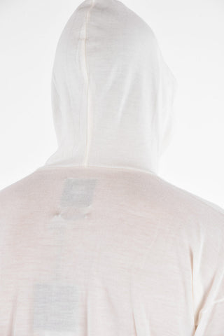 virgin wool hooded sweater
