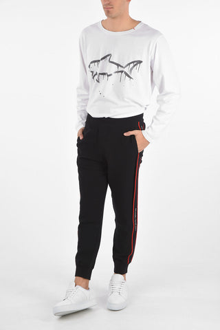 logoed side band jogger pants
