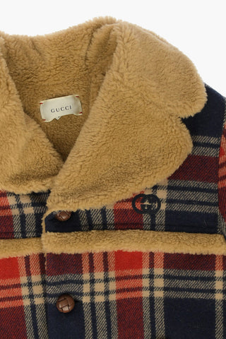 Wool Tartan Coat
