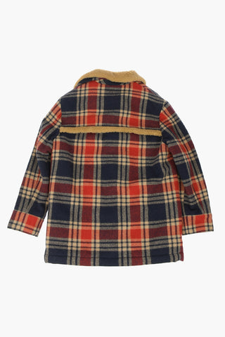 Wool Tartan Coat