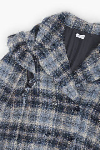 Double Breasted Tartan Coat