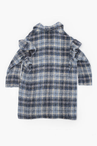 Double Breasted Tartan Coat