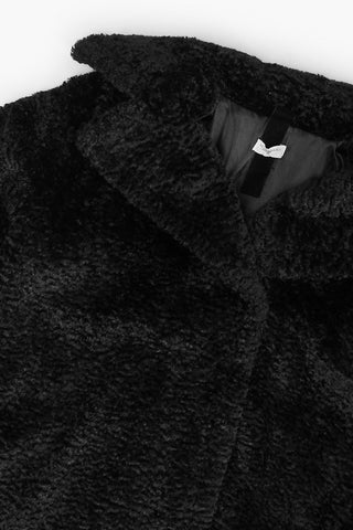 Bouclè Coat with Embroidery
