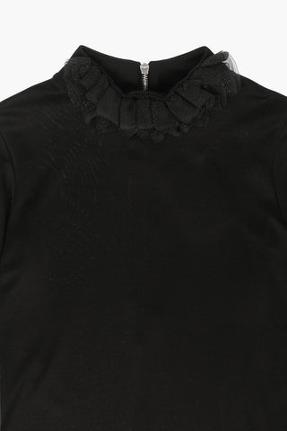 Tunic Dress with Glittered Neck