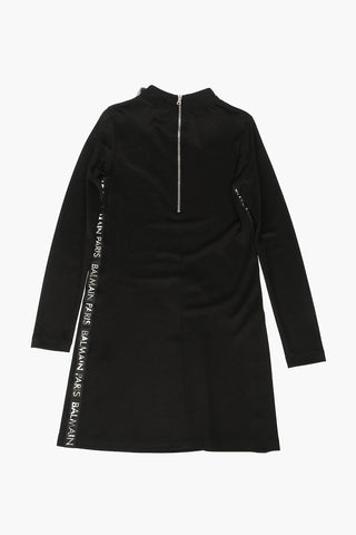 Tunic Dress with Glittered Neck