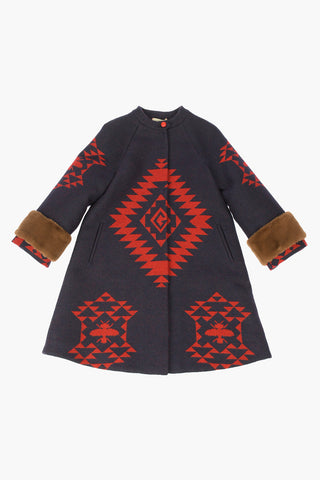 Wool Single Breasted Coat