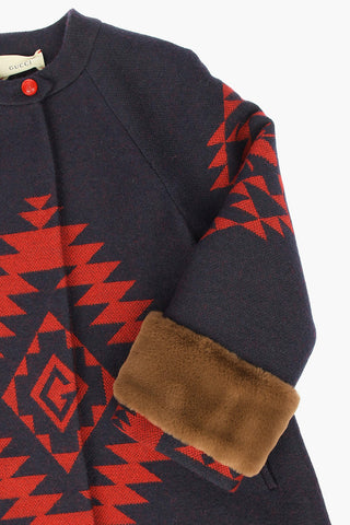 Wool Single Breasted Coat