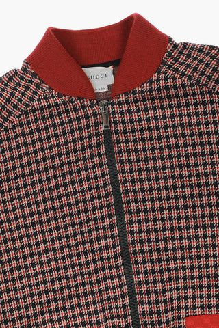 Houndsthooth Bomber