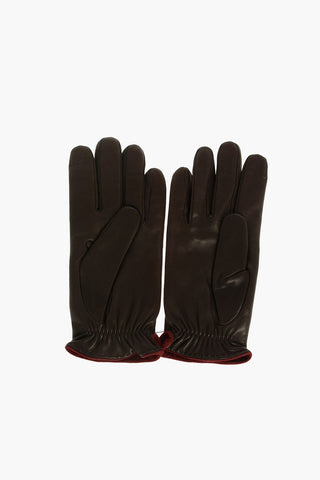 Cashmere and Leather Gloves