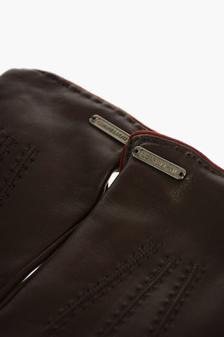 Cashmere and Leather Gloves