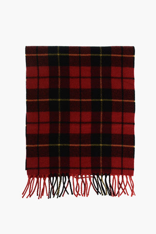 Sciarpa Tartan in Lana e Cashmere