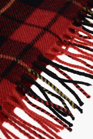 Sciarpa Tartan in Lana e Cashmere