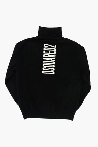 Embroidered Turtleneck Sweater