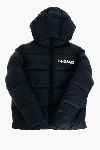 Logo Printed Down Jacket