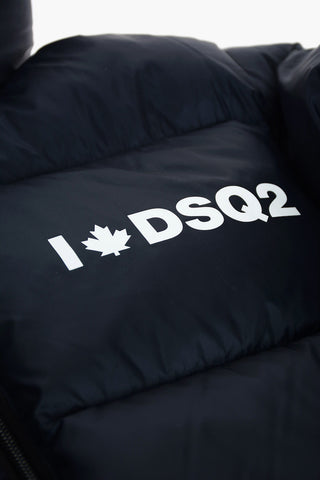 Logo Printed Down Jacket
