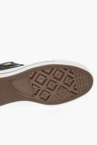 Sneakers Glitterate con Platform 4cm