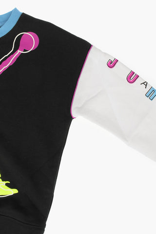 AIR JORDAN Felpa Stampata