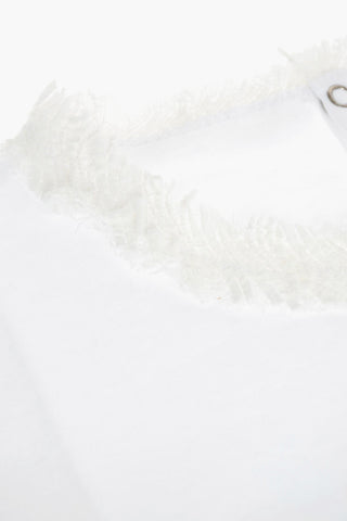 Embroidered Neck T-shirt