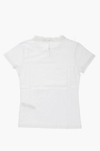 Embroidered Neck T-shirt