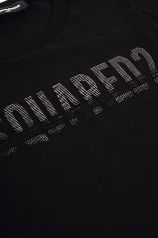 T-shirt con ricamo paillettes