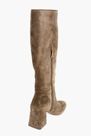 Stivali KIRA in Pelle Scamosciata 8cm