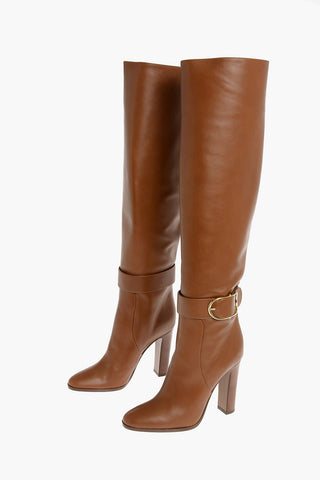 11cm Leather CAROLINE Boots