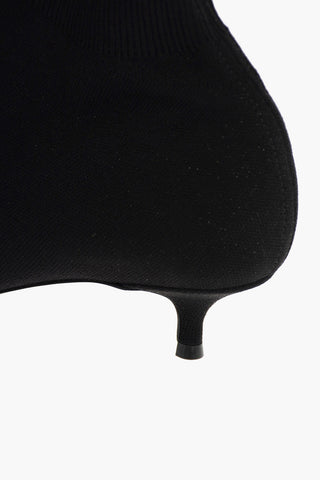 4cm Fabric Socks Ankle Boots