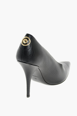 11cm Leather EVA BUTTON Pumps