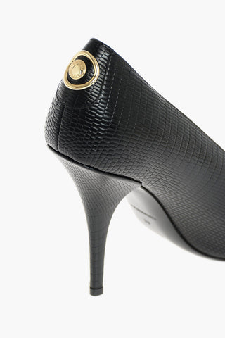 11cm Leather EVA BUTTON Pumps