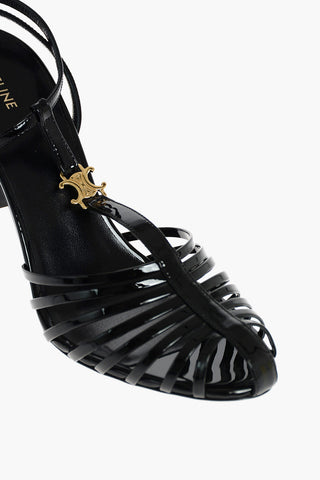 10cm Lacquered Leather CLAUDE Sandals
