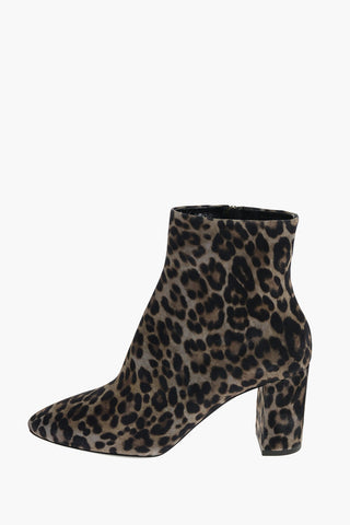 7cm Leopard Printed LOU Booties