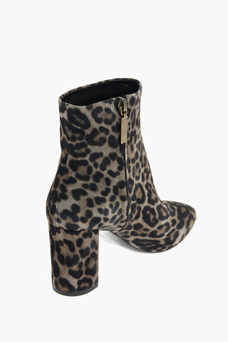 7cm Leopard Printed LOU Booties