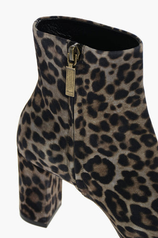7cm Leopard Printed LOU Booties