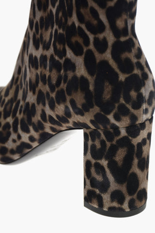 7cm Leopard Printed LOU Booties