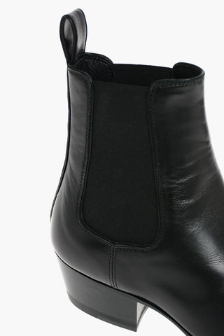 4cm Leather COLE Chelsea Booties