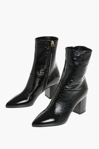 Stivaletto ROCKSTUD in Vernice 6cm