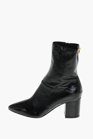 Stivaletto ROCKSTUD in Vernice 6cm