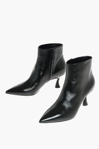 6 cm Comma Heel 8 SENSE Leather Booties