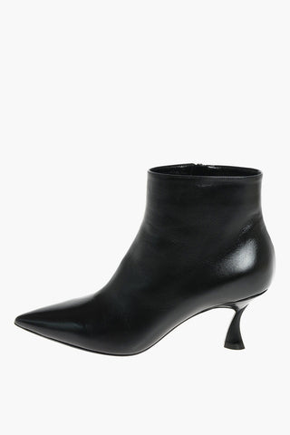 6 cm Comma Heel 8 SENSE Leather Booties