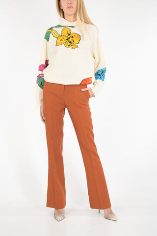 high waist STARR flared pants