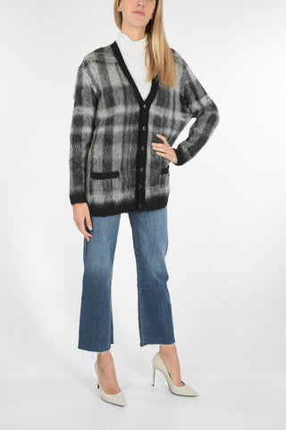glitter details V-Neck Cardigan