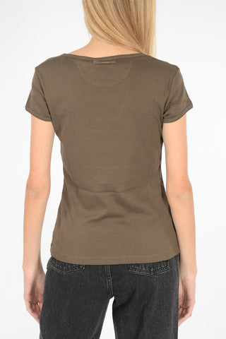 t-shirt scollo a v
