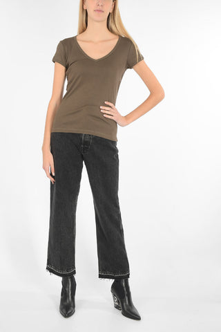t-shirt scollo a v