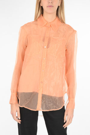 camicia MINTY in organza collo classico