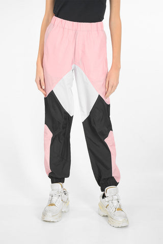 drawstring waist jogger pants with ankle elastic band